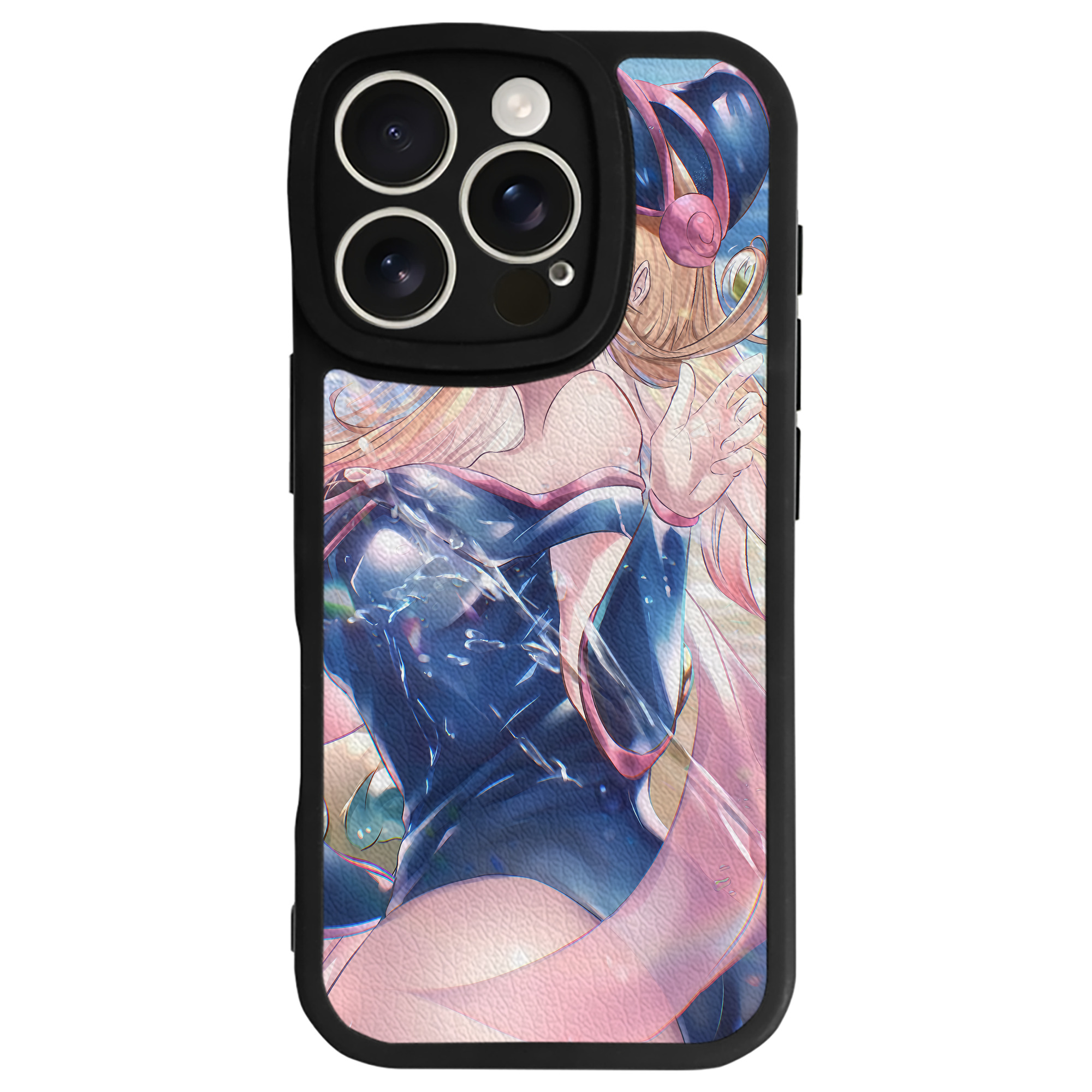 （画像用） 遊☆戯☆王 Yu-Gi-Oh! 【iPhone 16シリーズ対応】シリコンスマホケース（レザー調） 材質：シリコン